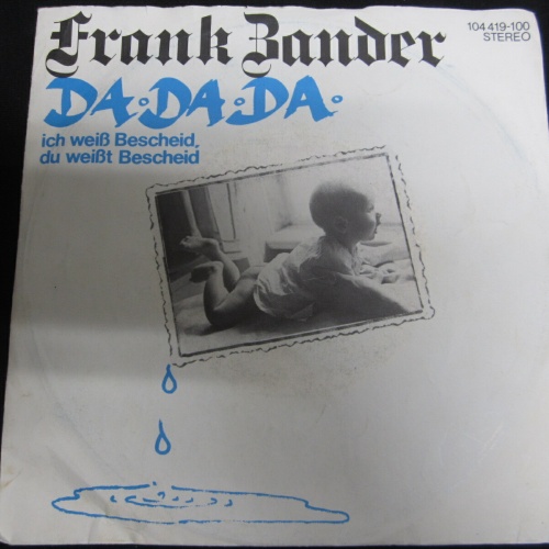 Single / Frank Zander ?– Da Da Da Ich Weiß Bescheid,    /  DE PRESS / RAR /