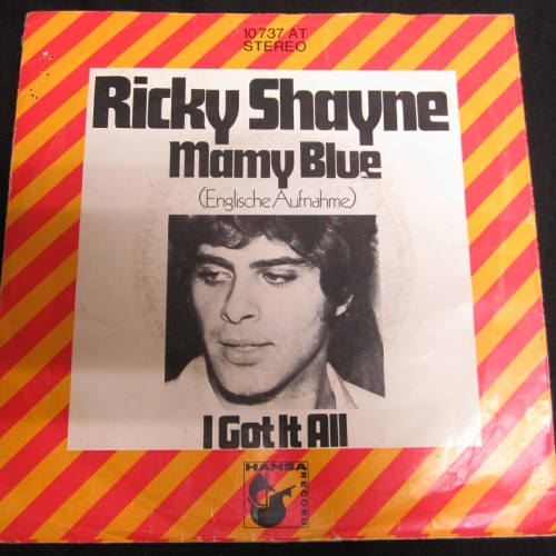 Single /  Ricky Shayne ?– Mamy Blue  / AUT   PRESS / RAR /