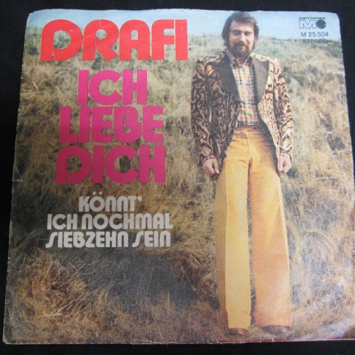 Single /     Drafi ?– Ich Liebe Dich / DE  PRESS / RAR /