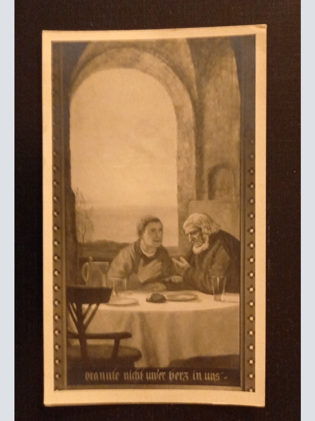 Zwei Männer Am Tisch Brannte Nicht Unser Herz In Uns 165345 Ga G