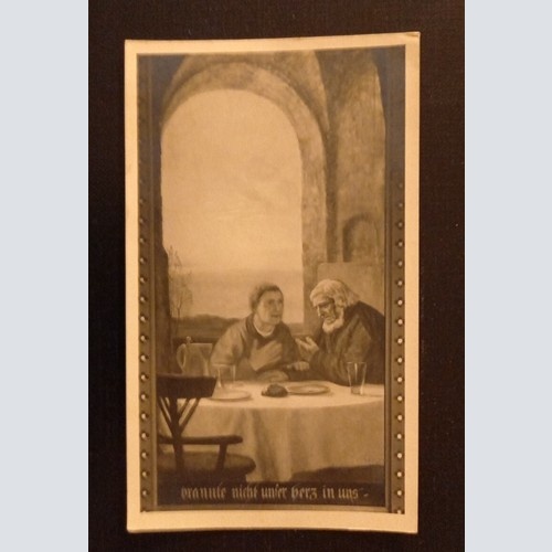 Zwei Männer Am Tisch Brannte Nicht Unser Herz In Uns 165345 Ga G