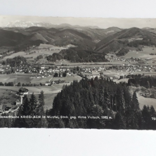 Sommerfrische Krieglach im Mürztal, Stmk. geg. Hohe Veitsch, 1982 m. 40002FH