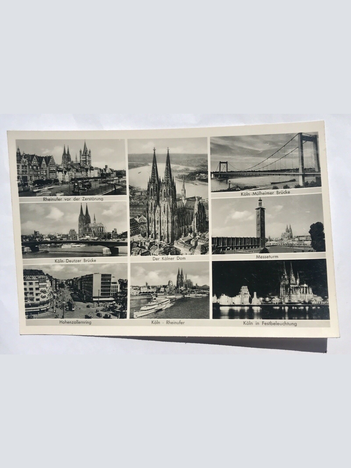 AK, Köln, Nordrhein Westfalen, Dom, Rhein, (110212 BW)