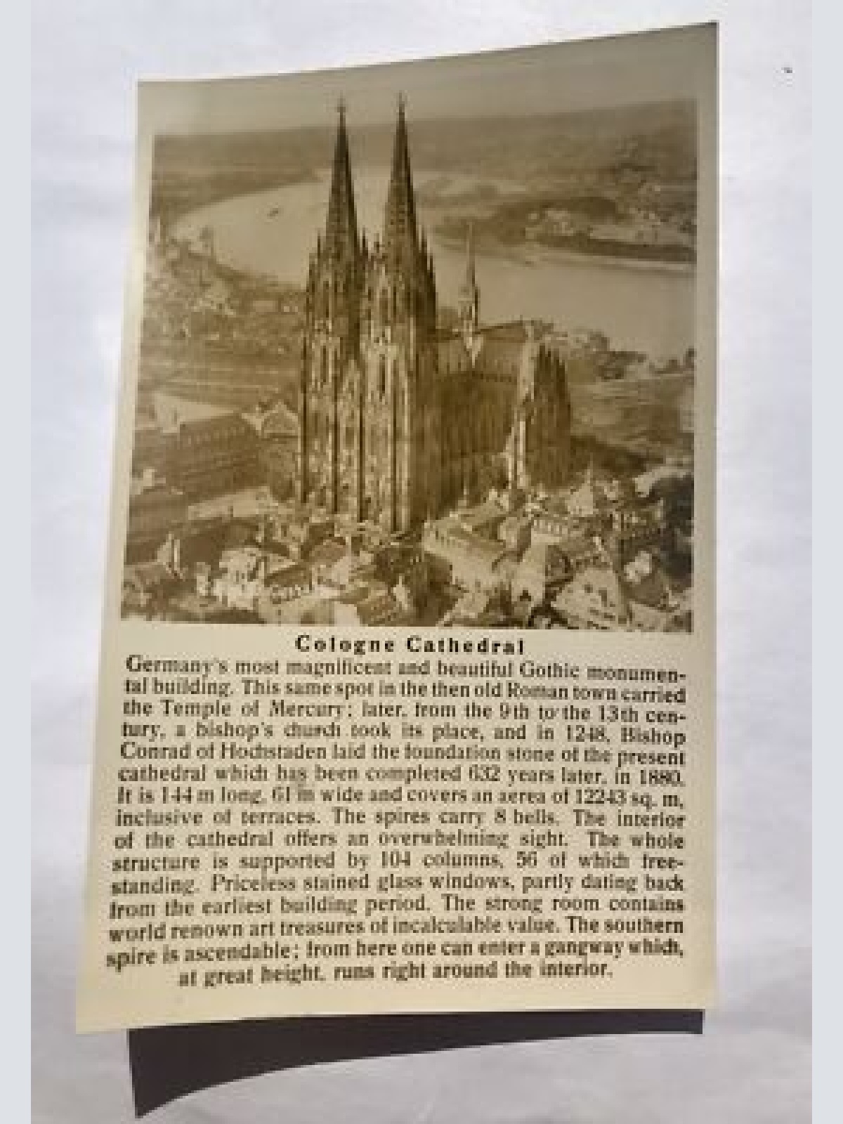 ak, Köln, Dom, Cathedrale, Cologne (110214 BW)