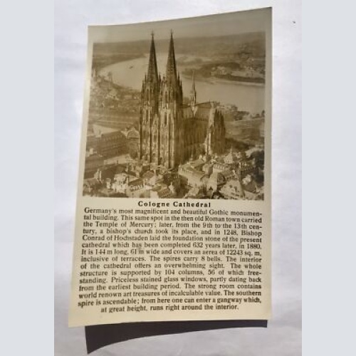 ak, Köln, Dom, Cathedrale, Cologne (110214 BW)