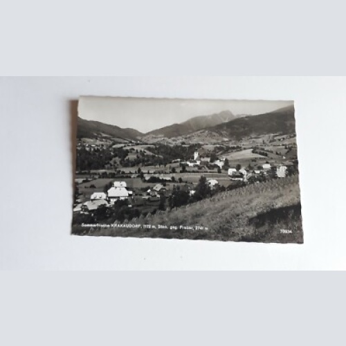 Sommerfrische Krakaudorf, 1172m, Stmk. geg. Preber, 2741m. 40079 Fh ShST