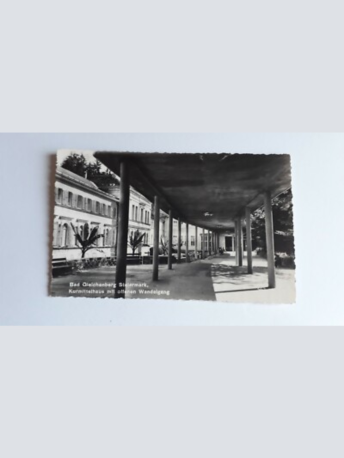 Bad Gleichenberg Steiermark, Kurmittelhaus mit offenen Wandelgang. 40041 FH ShSt