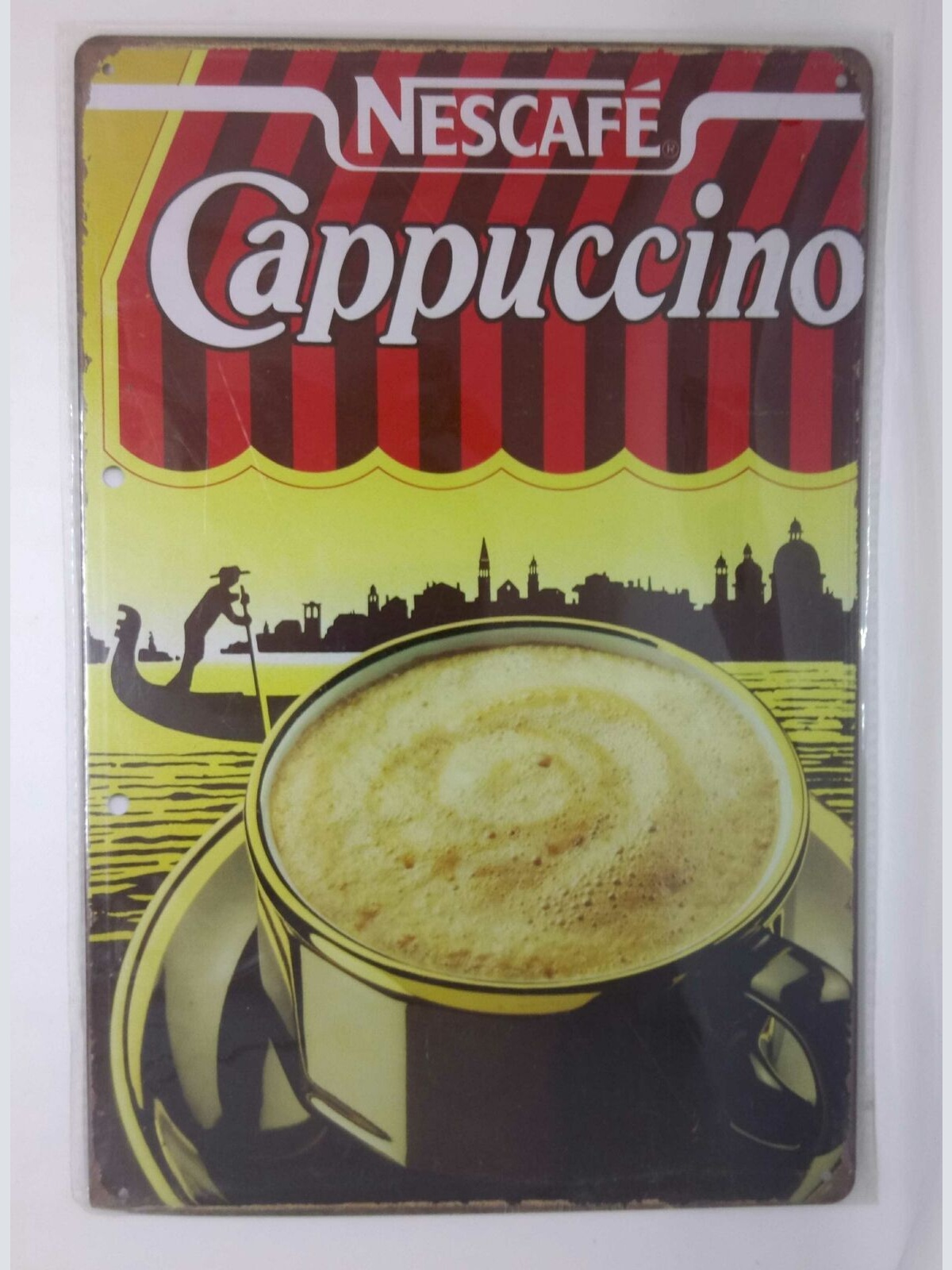 Nostalgie Retro Blechschild Nescafé Nescafe Cappuccino 30x20 50075