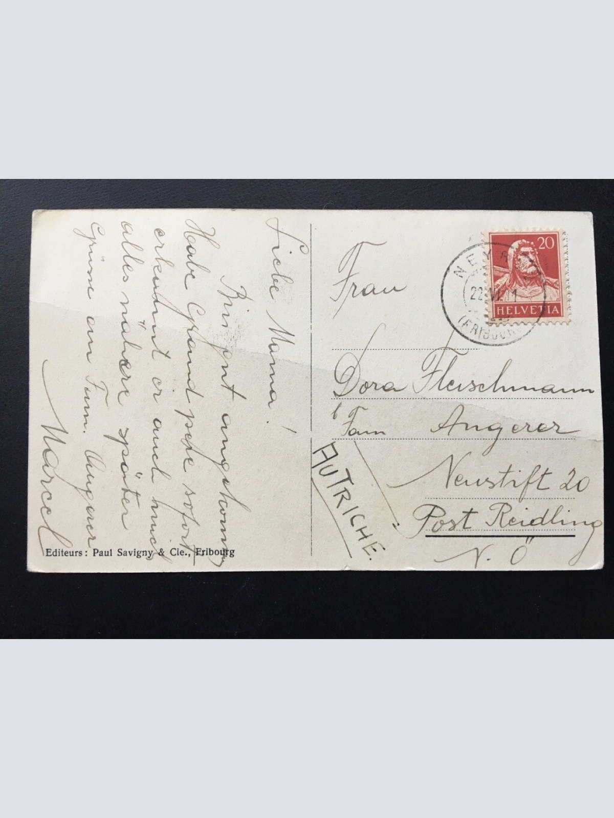 Nehyruz (Fribourg/Freiburg) - Vue générale - Schweiz 400276 TH