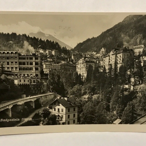 AK, Bad Gastein, Salzburg, Tauernbahn, Weltkurort (110303 BW!)