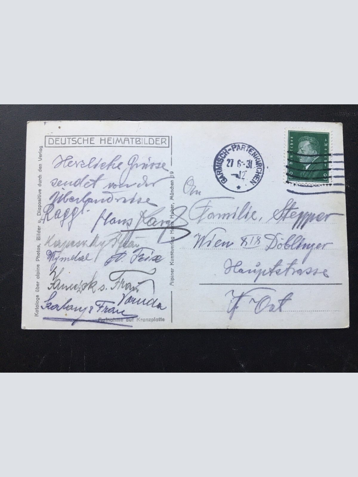 Kreuzeckbahn - Blick auf den Gr. Waxenstein - Seilbahn - Deutschland 400308 TH F