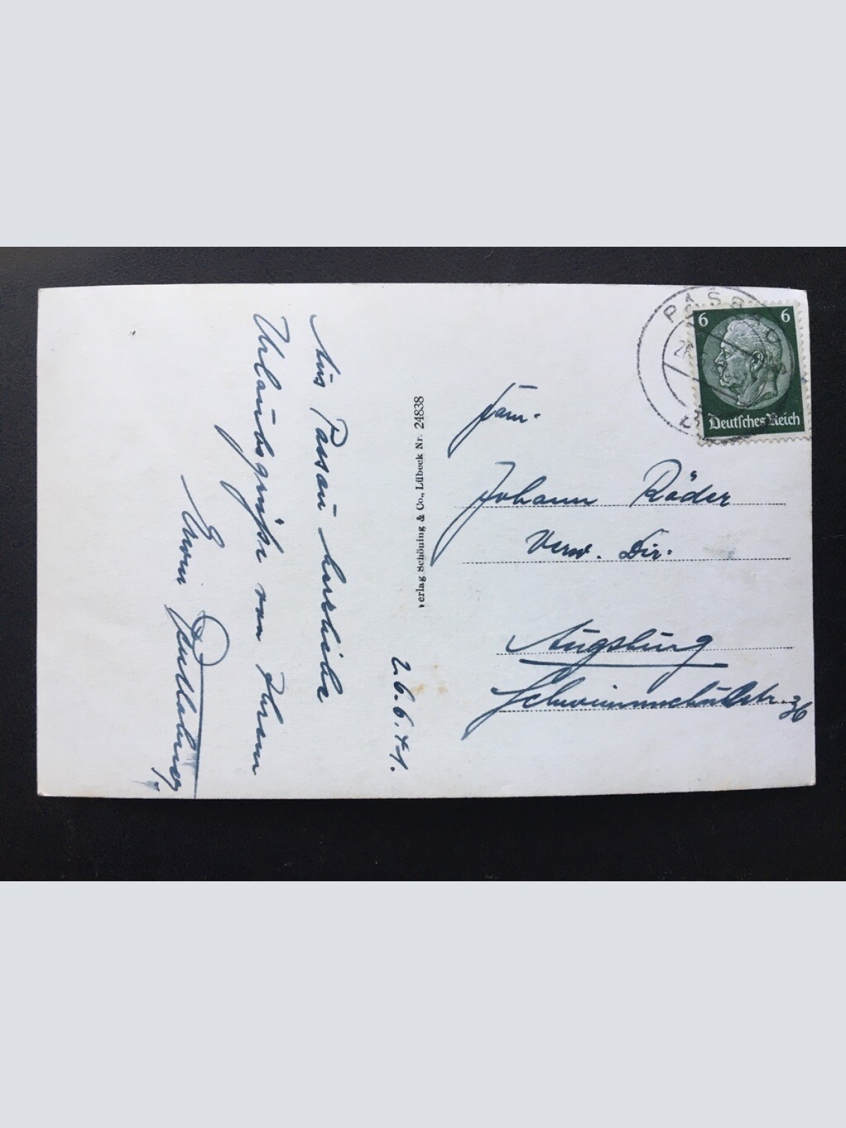 Passau a.d. Donau - Blick auf die Stadt v. Stadtberg aus - Deutschland 400261 TH