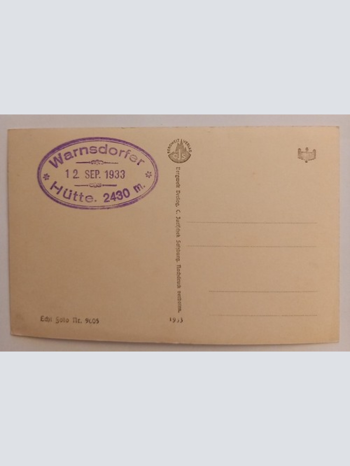 Warnsdorfer Hüütte 2430m 500123A gr D