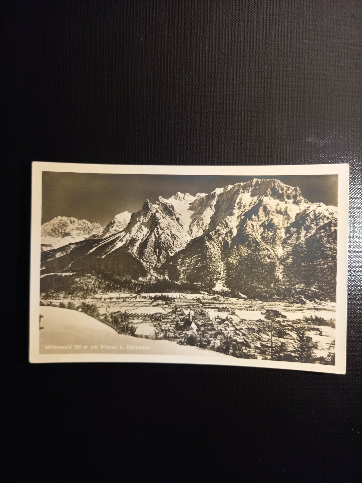 Mittenwald mit Werner u. Karwendel 400307 gr F