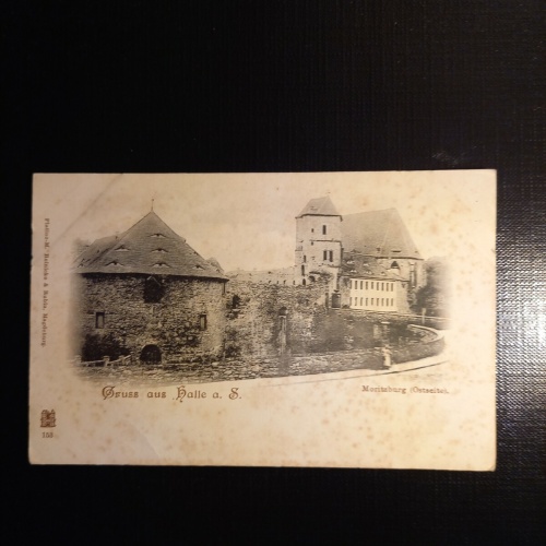 Grußkarte aus Halle a.S. Moritzburg 402478 gr A