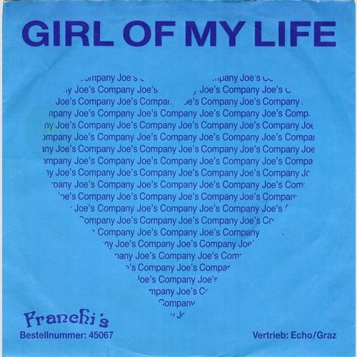 Joe's Company - Girl Of My Life (7", Single)