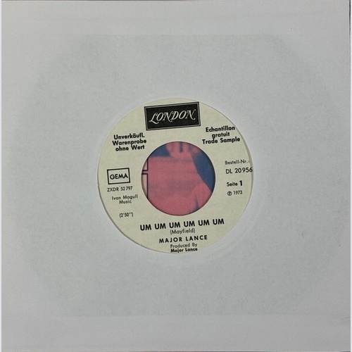 Major Lance - Um, Um, Um, Um, Um, Um / The Right Track (7", Single, Promo)