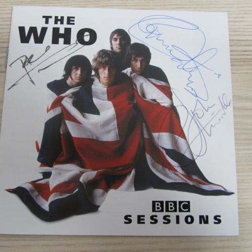 THE WHO  AUTOGRAMME  MIT ORIG.AUTOGRAMM - TOP RARITÄT / Original Autograph /