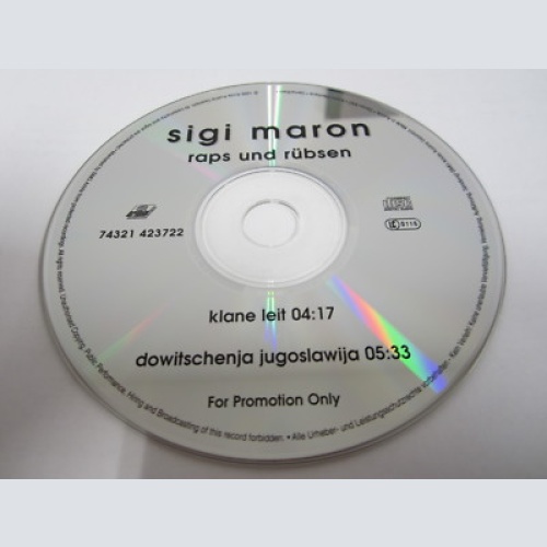 CD / SIGI MARON --RAPS UND RÜBSEN  / PROMO / MUSTER / RARITÄT / AUSTRIA /