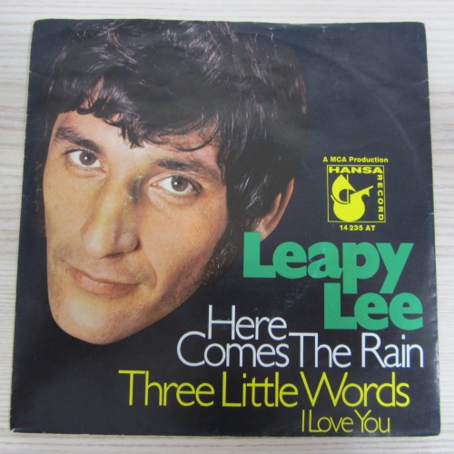 Single /  Leapy Lee ?– Here Comes The Rain / 1969 /  Pop Rock  / HANSA REC /