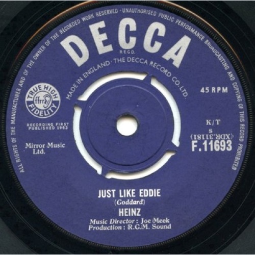 Heinz - Just Like Eddie (7", Single)