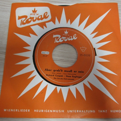 Single /  Duo Czapek, Hans Englinger, Walter Lechner ?– Aber Greb'lt Muaß Er Sei