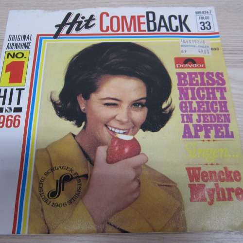 Single /  Wencke Myhre ?– Beiß Nicht Gleich In Jeden Apfel  / DE PRESS /