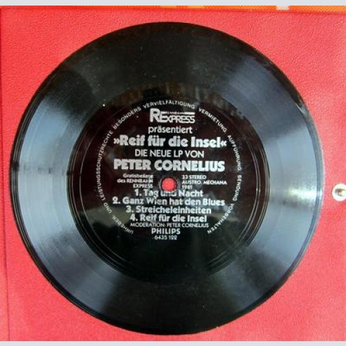 Single / PETER CORNELIUS / 1981 / RARITÄT / AUSTRIA /