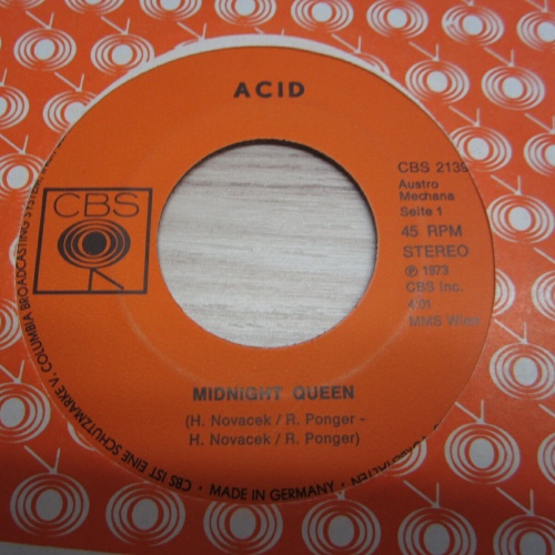 Single /   Acid ?– Midnight Queen / Six To Seven / AUT PRESS /  RAR /