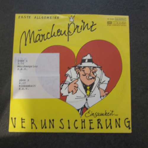 Single / Erste Allgemeine Verunsicherung* – Märchenprinz / AUT PRESS /