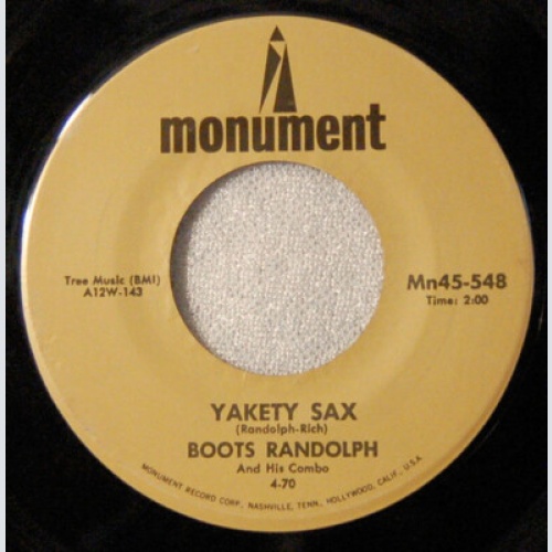 Boots Randolph - Yakety Sax / The Shadow Of Your Smile (7", Single)