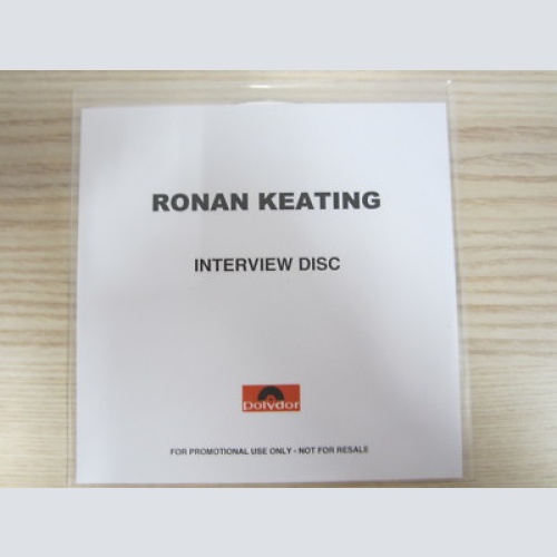 CD / RONAN KEATING / INTERVIEW DISC   / PROMO / MUSTER / RARITÄT /
