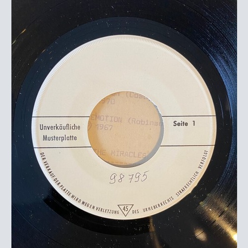 Smokey Robinson & The Miracles - The Tracks Of My Tears (7", EP, TP)