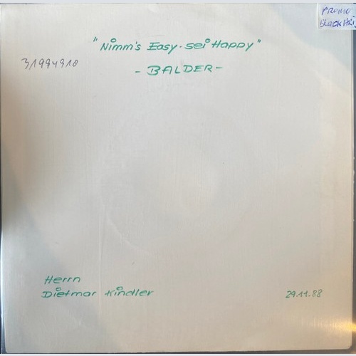 Hugo Egon Balder - Nimm's Easy - Sei Happy (7", Single, Promo)