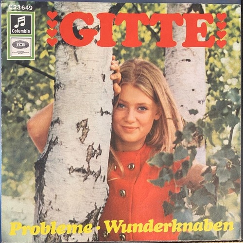 Gitte Hænning - Probleme / Wunderknaben (7", Single, TP)