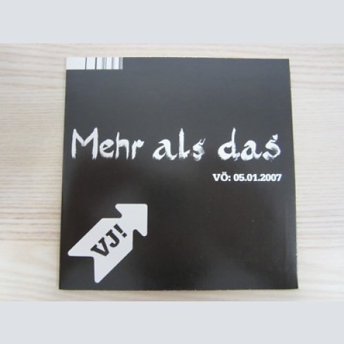 CD / Virginia Jetzt! / MEHR ALS DAS  / PROMO / MUSTER / RARITÄT /