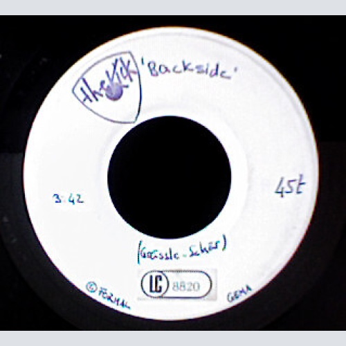 The Kick (6) - Backside (7", Single, Promo, W/Lbl)