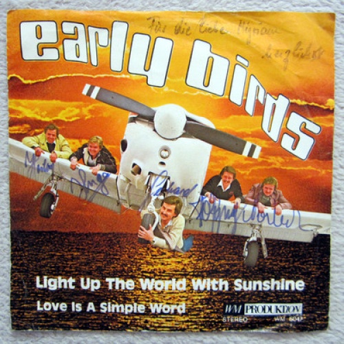 Single / EARLY BIRDS / SELTEN / AUSTRIA / 1979 / MIT AUTOGRAMM / RAR /