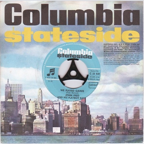 John Fred And His Playboy Band* - We Played Games / Lonely Are The Lonely (7"...