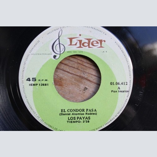 Los Payas - El Cóndor Pasa (7", Single)