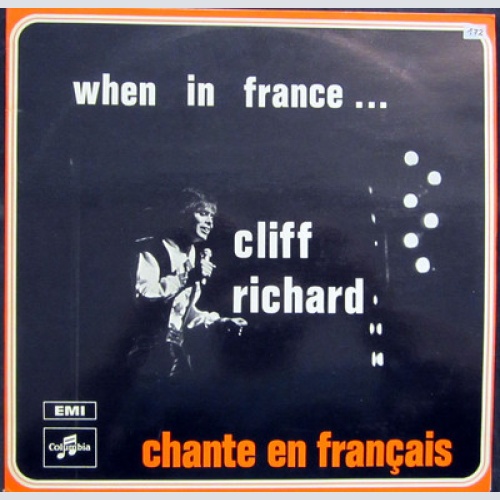 LP / CLIFF RICHARD / WHEN IN FRANCE / BELGIUM PRESSUNG / RARITÄT /