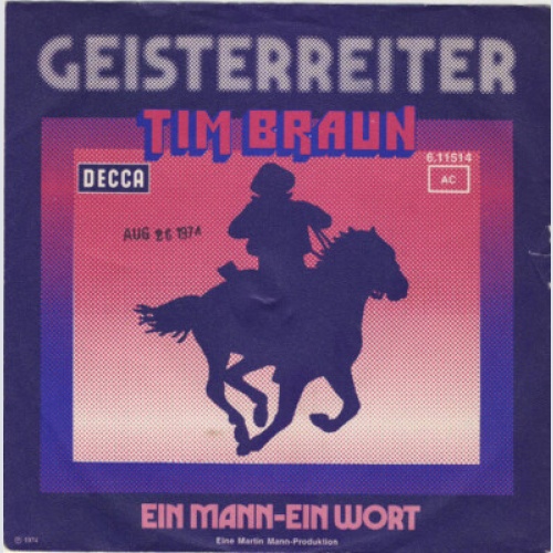 Tim Braun (2) - Geisterreiter (7", Single)