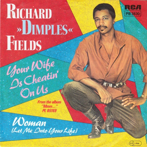 Richard 'Dimples' Fields - Your Wife Is Cheatin' On Us (7", Single)