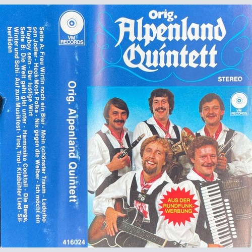 Orig. Alpenland Quintett - Orig. Alpenland Quintett (Cass, Album)