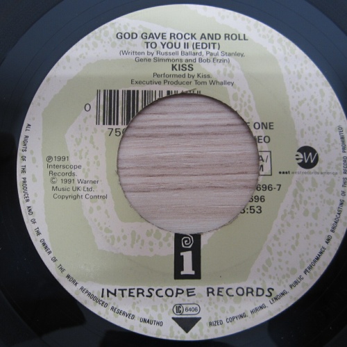 Single /  Kiss / King's X ?– God Gave Rock & Roll To You II / DE PRESS /  RAR /
