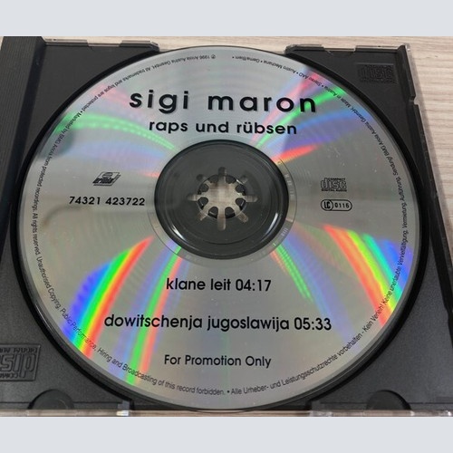 Sigi Maron - Raps Und Rübsen (CD, Single, Promo)