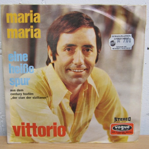 Single /  Vittorio  ?– Maria, Maria / Eine Heiße Spur   / DE PRESS / RAR /
