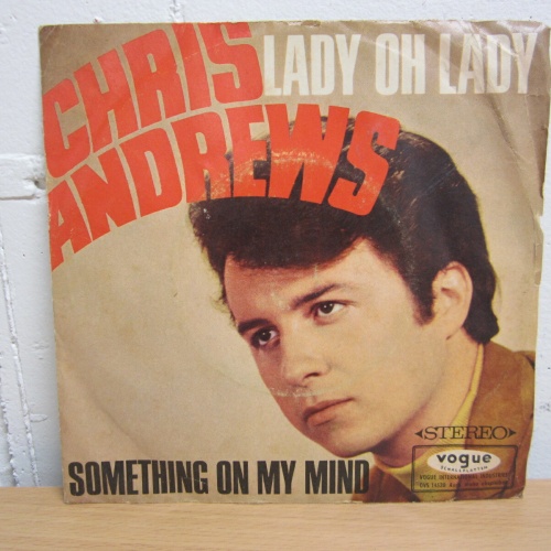 Single /  Chris Andrews  ?–   Something On My Mind  / DE PRESS / RAR /