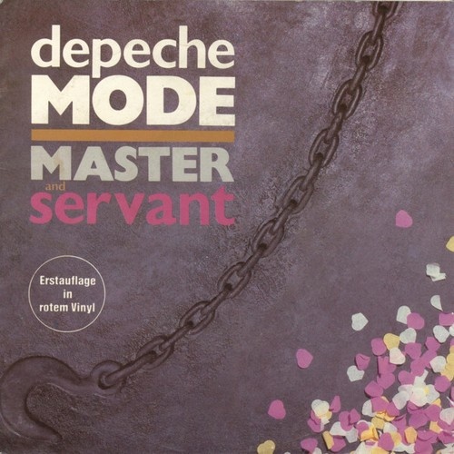Depeche Mode - Master And Servant (7", Single, Red)