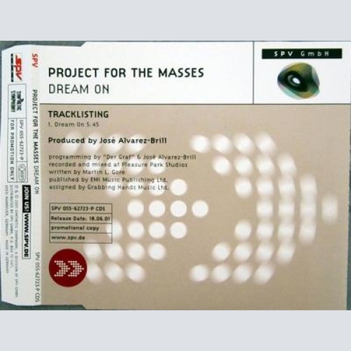 CD / PROJECT FOR THE MASSES / PROMO / 2001 / RARITÄT /